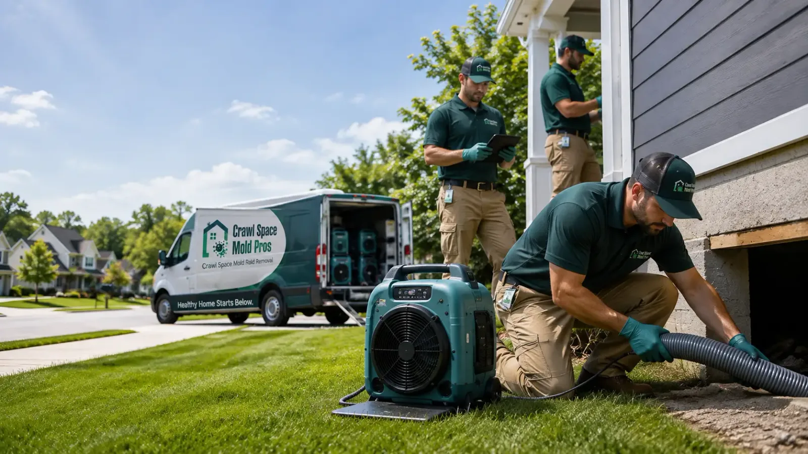 Crawl Space Mold Removal in Rosalia, KS